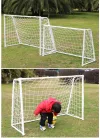 Metal football goal frames, football nets, football goals for children and adults, small children's football goals, 120X80cm, household football goals, outdoor three-on-three football goal frames, training outdoor football goals, pipe diameter 32mm Specification image